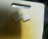 ハンペンのめんつゆネギ和え作り方1写真
