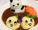 デコカレー☆ふなっしー添え作り方12写真