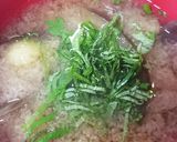 大好き♪茄子のお味噌汁♪作り方3写真