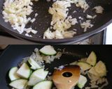 たまごとズッキーニの醤油風味のパスタ♪作り方4写真