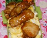 甘辛♪美味しい鶏丼✰お弁当作り方4写真