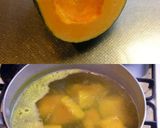 かぼちゃニョッキの鶏肉クリームソースのせ作り方1写真