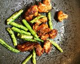 ＊鳥もも肉のウスターソース焼き＊作り方3写真