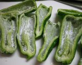 レンジでピーマンの肉詰め作り方1写真