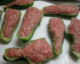 レンジでピーマンの肉詰め作り方3写真