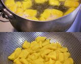 かぼちゃニョッキの鶏肉クリームソースのせ作り方5写真