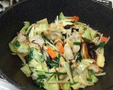 柔らか豚バラ肉の肉野菜炒め作り方5写真
