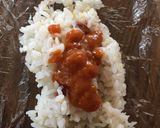 スティックおにぎりミートドリア風作り方2写真