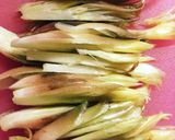 みょうがと豚コマのお揚げ巻き作り方3写真