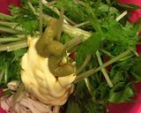 水菜とささみのわさびマヨサラダ作り方3写真