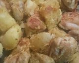 鳥モモ肉とジャガイモのカレー味炒め作り方3写真