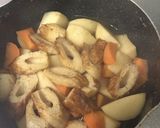 里芋と竹輪の煮物作り方5写真