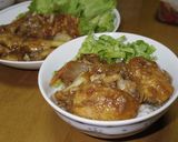 市販の麻婆の素で☆麻婆秋刀魚丼☆作り方6写真