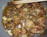 市販の麻婆の素で☆麻婆秋刀魚丼☆作り方5写真