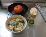 最速の焼きとまと味噌汁作り方1写真