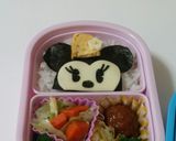 簡単ミッキー☆ミニー　キャラ弁作り方6写真