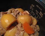 炊飯器deほっくり肉じゃが作り方3写真