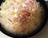 ランチに簡単！カニかまと豆腐の玉子丼作り方2写真