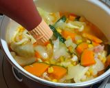 ケチャップだしで豆乳スープ作り方3写真