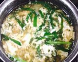 暖ったかい♬ニラ玉にゅう麺♪作り方3写真