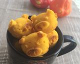 簡単HMとバニラバーでカボチャのSケーキ作り方10写真