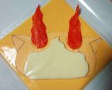 キャラ弁♡妖怪ウォッチ♡ジバコマ作り方4写真