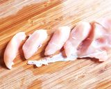 離乳食、子どもご飯に☆ささみの唐揚げ作り方1写真