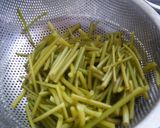 1.さつま芋の蔓のきんぴら作り方2写真