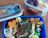 ☆キャラ弁 ポケモン 黒メガレックウザ作り方9写真