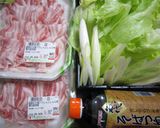 豚レタスしゃぶしゃぶ蕎麦鍋作り方1写真