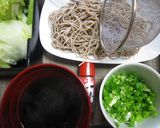 豚レタスしゃぶしゃぶ蕎麦鍋作り方3写真