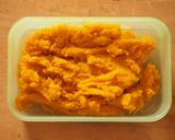 秋☆かぼちゃとクリームチーズのパン作り方1写真
