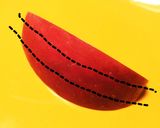 弁当キャラ弁▷りんご皮むき飾り切り作り方5写真