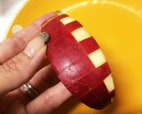 弁当キャラ弁▷りんご皮むき飾り切り作り方8写真
