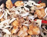 れんこんとしめじの鶏ささみ炒め作り方4写真