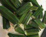 もっちりオクラの餡かけ作り方1写真