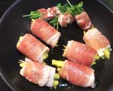 豚薄切り肉のさつまいもとチーズの肉巻き作り方4写真