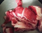 豆腐牛肉と白菜の煮物作り方1写真