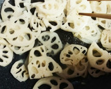 蓮根とほうれん草のミートソースサンド作り方2写真