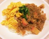 あさひ粉豆腐でそぼろ丼作り方4写真
