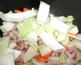 野菜たっぷりコチュジャンでチゲ鍋風★作り方5写真