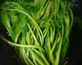 ほうれん草とちりめんの和え物作り方1写真