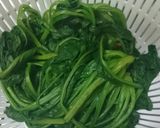 ほうれん草とちりめんの和え物作り方2写真