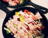 スキレットで♪アボトマチーズ焼き♡作り方2写真