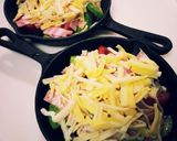 スキレットで♪アボトマチーズ焼き♡作り方3写真
