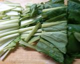 簡単 和食!豚ヒレ肉の 小松菜餡掛け♪作り方1写真