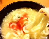 つくねと豆腐のトロトロうどん♪作り方8写真