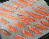 オーブンで鮭トバ（ワンコ用）作り方2写真