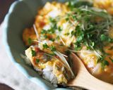 さっぱり！ハマる味★梅シソ玉子丼作り方5写真