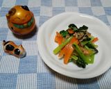 無塩☆ゴマ油香る小松菜炒め作り方3写真
